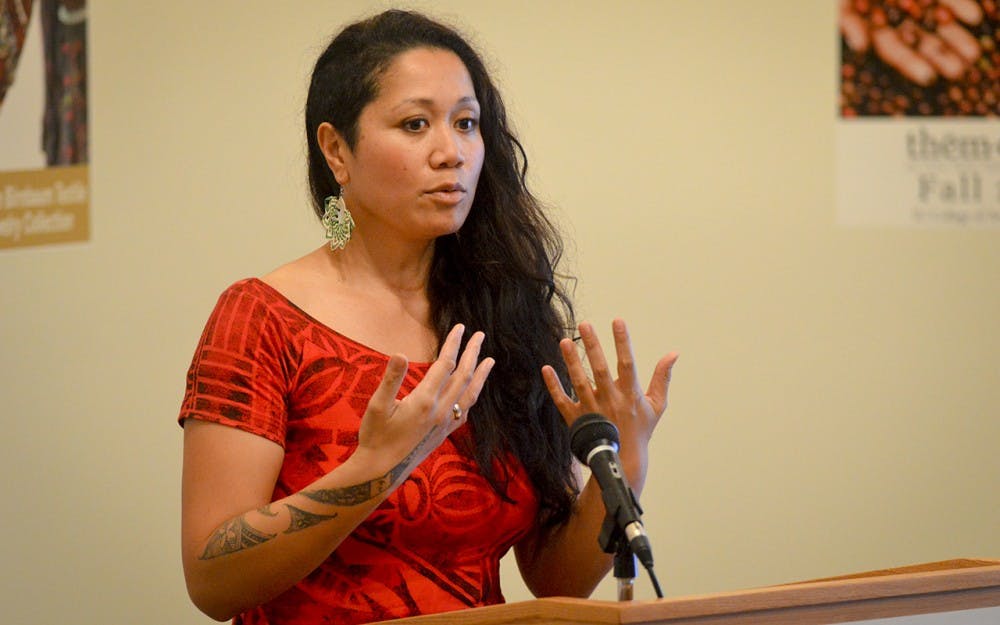 One Million Stars to End Violence creator Maryann Talia Pau travelled from Australia to speak to IU students and Bloomington residents about her cause and how it began Wednesday evening at the Mather Museum. Pau started the project in response to violence in her own neighborhood and hopes that with each star she weaves she can show that there is still light present in society.