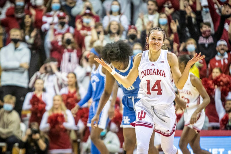 Indiana women’s basketball wins in front of home fans for first time in