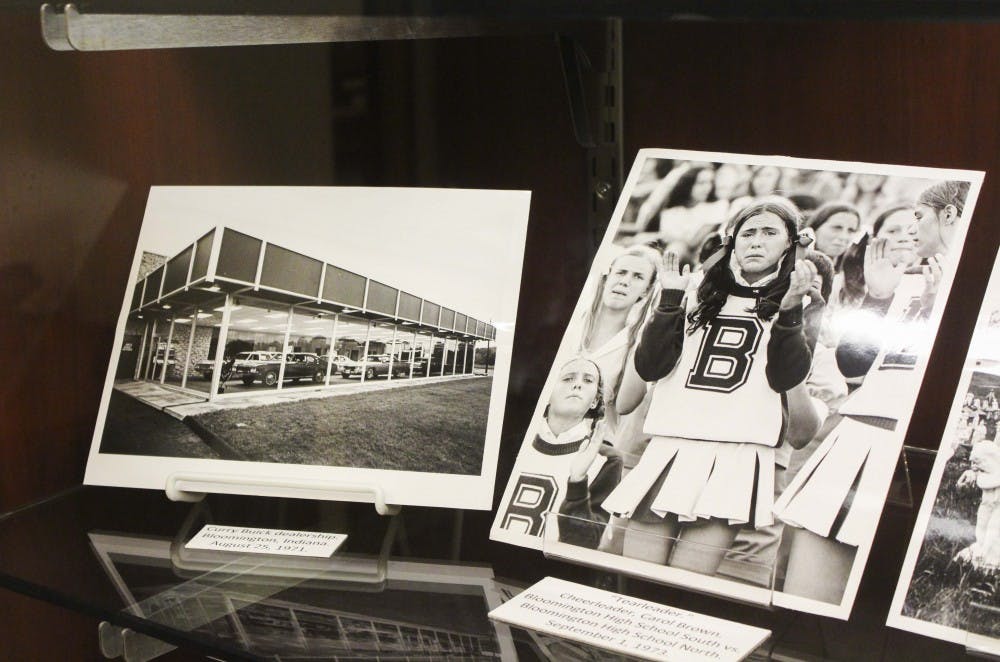 These are two photos are displayed at the exhibit starting Tuesday at Wells Library. All the photos at the exhibit are taken by photographer Carl David Repp.