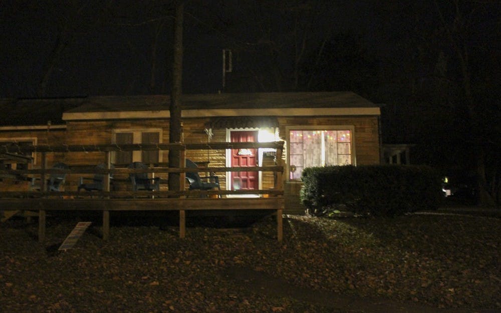 The house where Marion Zerfoss used to live, one year after the incident. Zerfoss alleges that she was raped by Aaron Farrer while she was supposed to be in his care; Farrer says she consented by coming on to him.