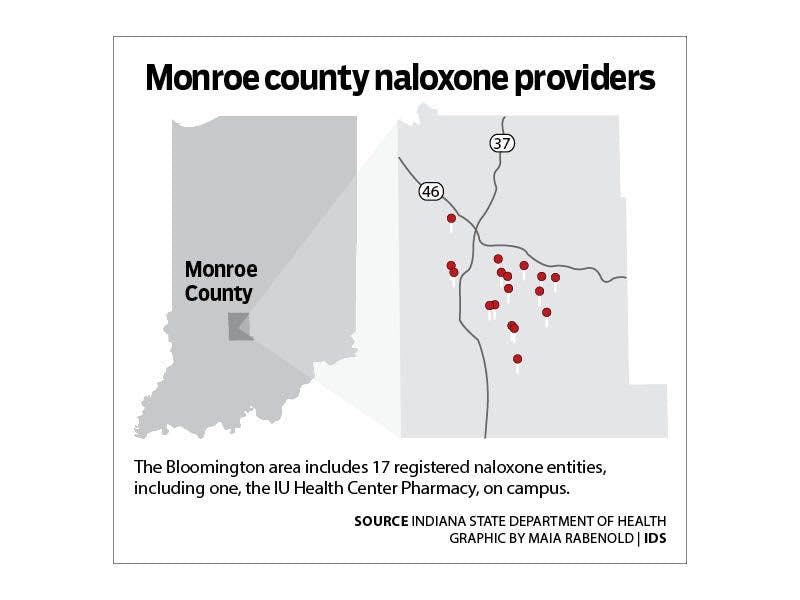 Monroe County naloxone providers