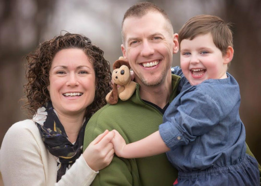 Nicole and Adam Long are the parents of five-year-old Lorene, the first student in Monroe County to use the Language Acquisition through Motor Planning app. The app is used to help give non-verbal individuals a chance to communicate with their peers.