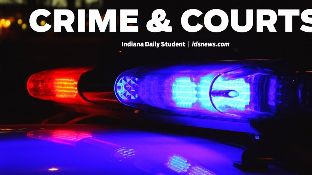 印第安纳州警察局的犯罪公告显示，周日晚上7点左右，一名男子在校园附近与一名顾客发生口角后拔出刀威胁他。