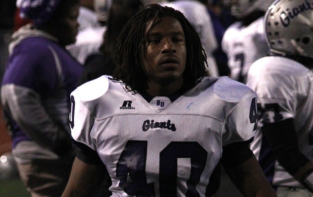 Antonio Allen became the hope of his district as the star of the Ben Davis High School football team and growing up in one of the most impoverished ares of Indianapolis, but has since been charged with possession of drugs.
