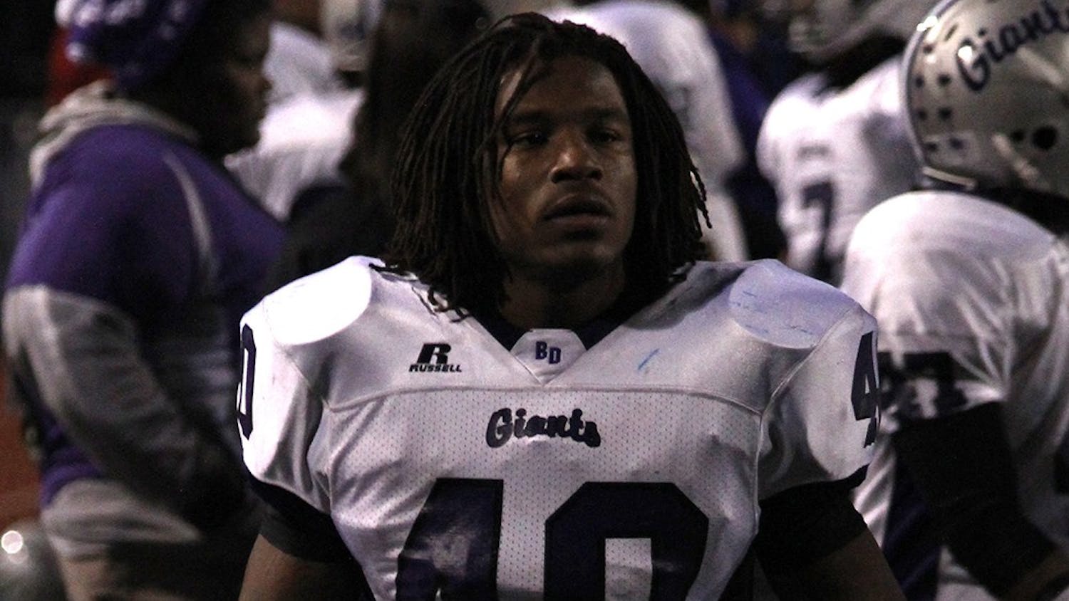 Antonio Allen became the hope of his district as the star of the Ben Davis High School football team and growing up in one of the most impoverished ares of Indianapolis, but has since been charged with possession of drugs.