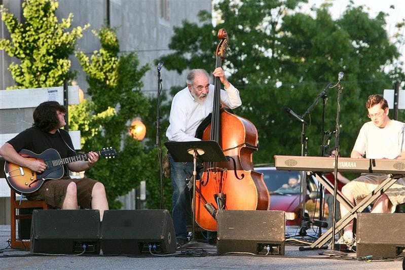 Zion Crossroads performs during Streetdance!, part of the the First Friday celebration, on June 5th along 7th Street in downtown Bloomington.