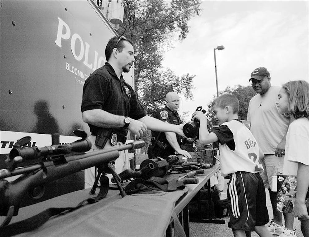 Community members were able to get a look at the inner workings of the Bloomington Police Department on Saturday at its downtown headquarters. Police Chief Mike Diekhoff said the open house was meant to make the department seem less intimidating to the public. 