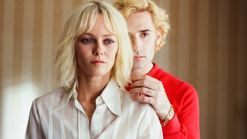 &quot;Knife + Heart&quot; stars Vanessa Paradis &amp; Nicolas Maury and was released in 2018. The film is about a gay porn producer who sets out to film her most ambitious film yet, but her actors are picked off, one by one, by a mysterious killer.