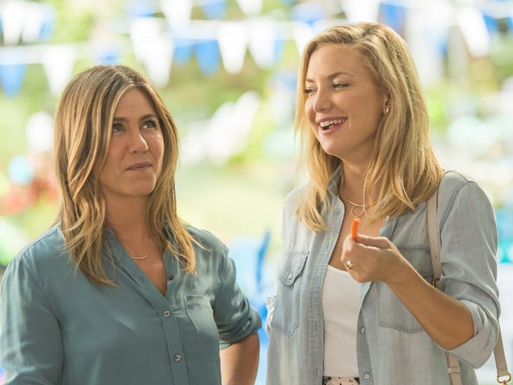 Jennifer Aniston and Kate Hudson in "Mother's Day." (Ron Batzdorff/Open Road Films)
