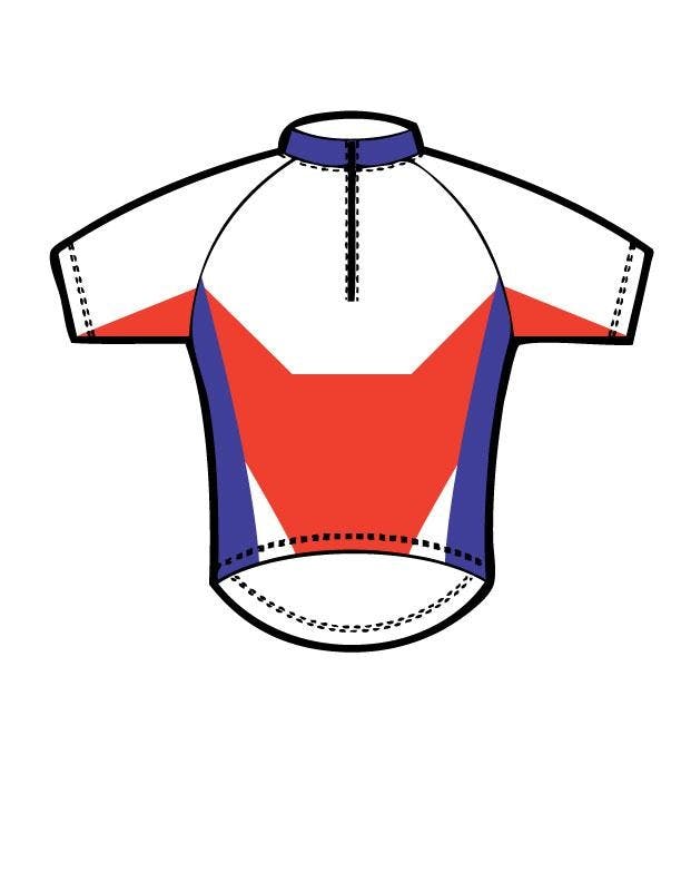 White Purple Red Jersey