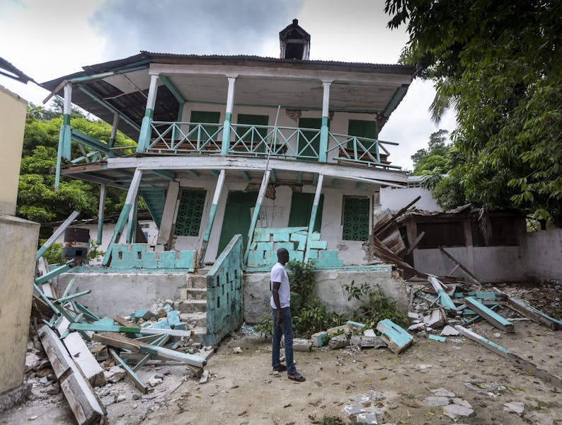 An earthquake, a tropical storm, hits Haiti a month after the presidential assassination