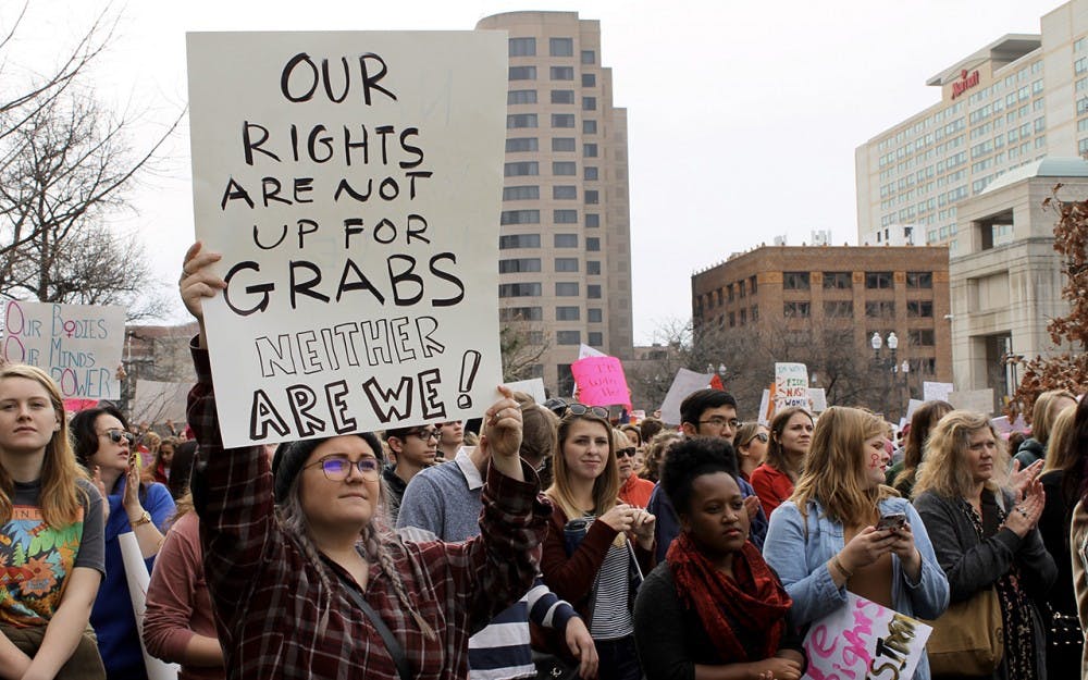 Thousands showed up to the Women's March in Indianapolis on Saturday&nbsp;at the Indiana State House.