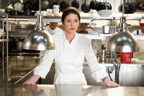 You get Michael Douglas’ two favorite  passions: Catherine Zeta-Jones and food.