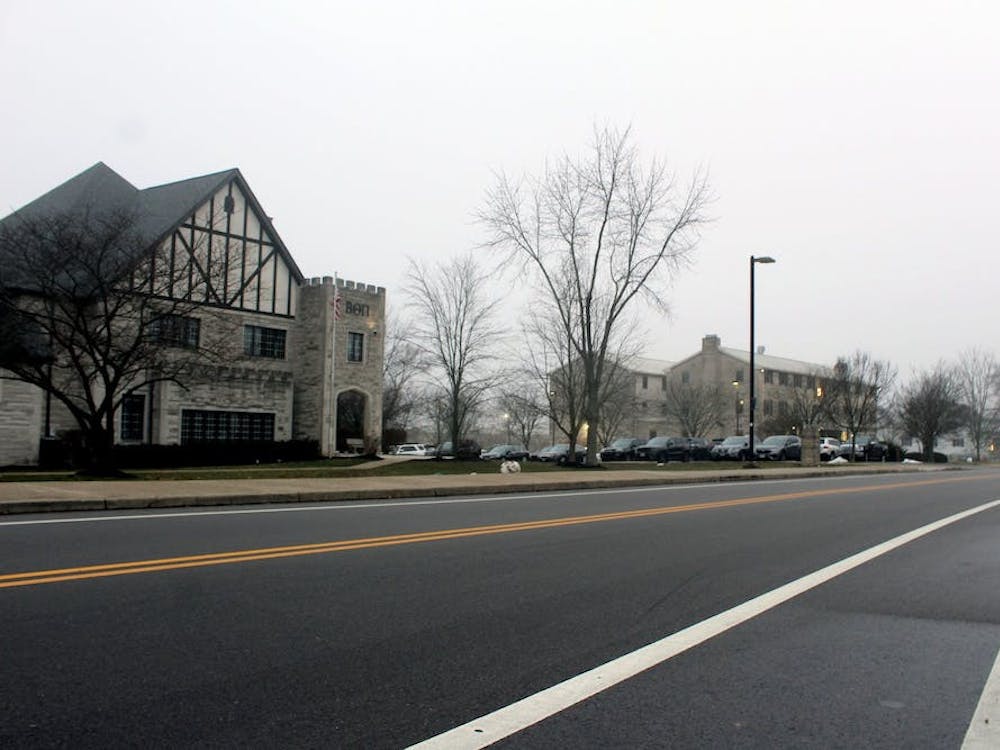 North Eagleson Avenue is seen on a rainy day Jan. 29, 2023. The IU chapter of the Kappa Sigma fraternity was placed on cease and desist Aug. 15 for alcohol, hazing and endangering others. 