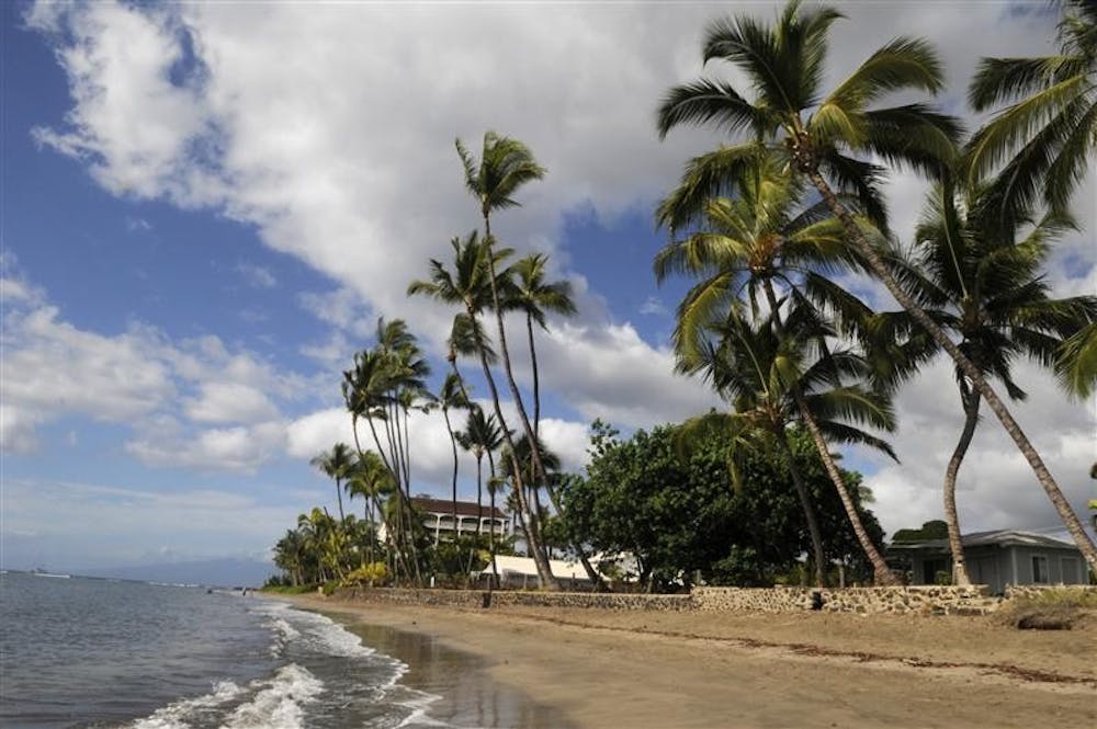 Miles of public beaches border Lahaina, Hawaii, the sight of the EA SPORTS Maui Invitational.