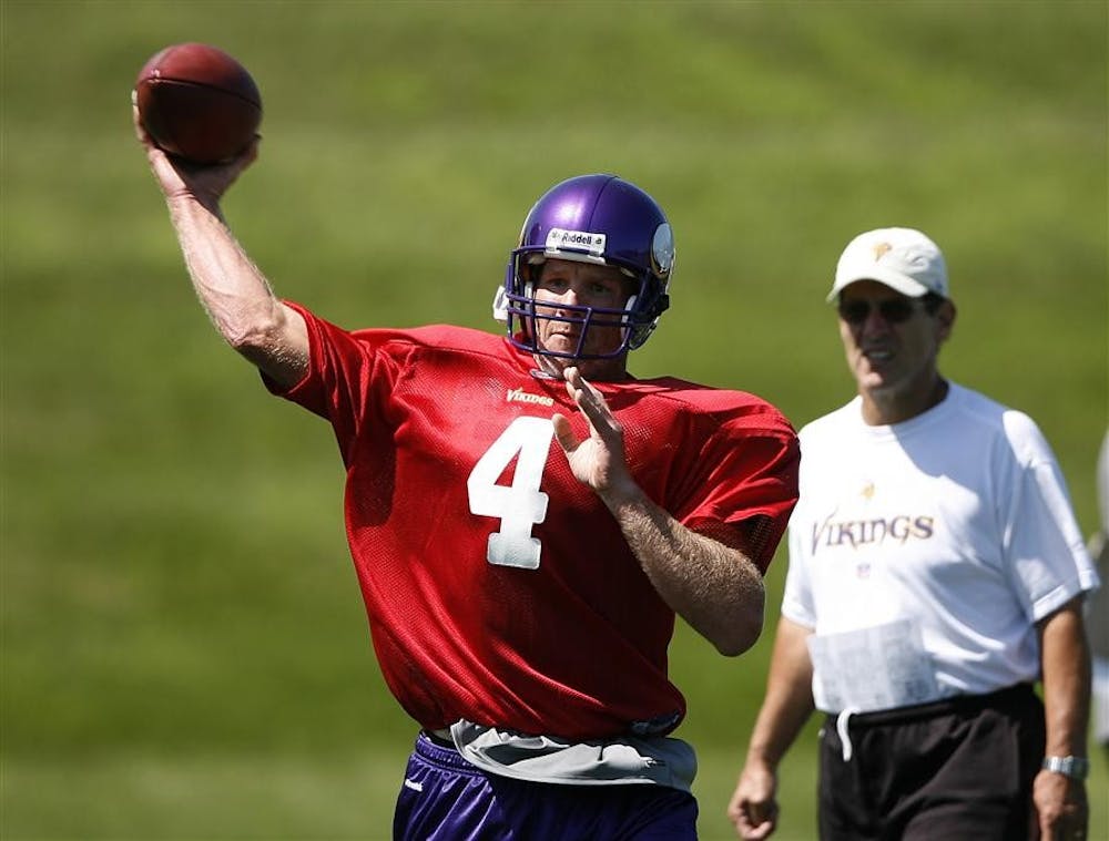 Vikings Favre Football