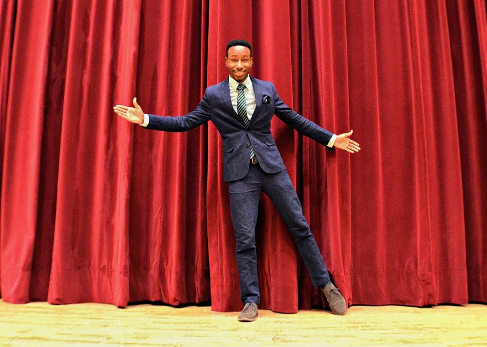 Junior Rob Sherrell is the first student at IU to major in stand-up comedy through the Individualized Major Program. He takes classes in telecommunications, psychology and sociology among others.