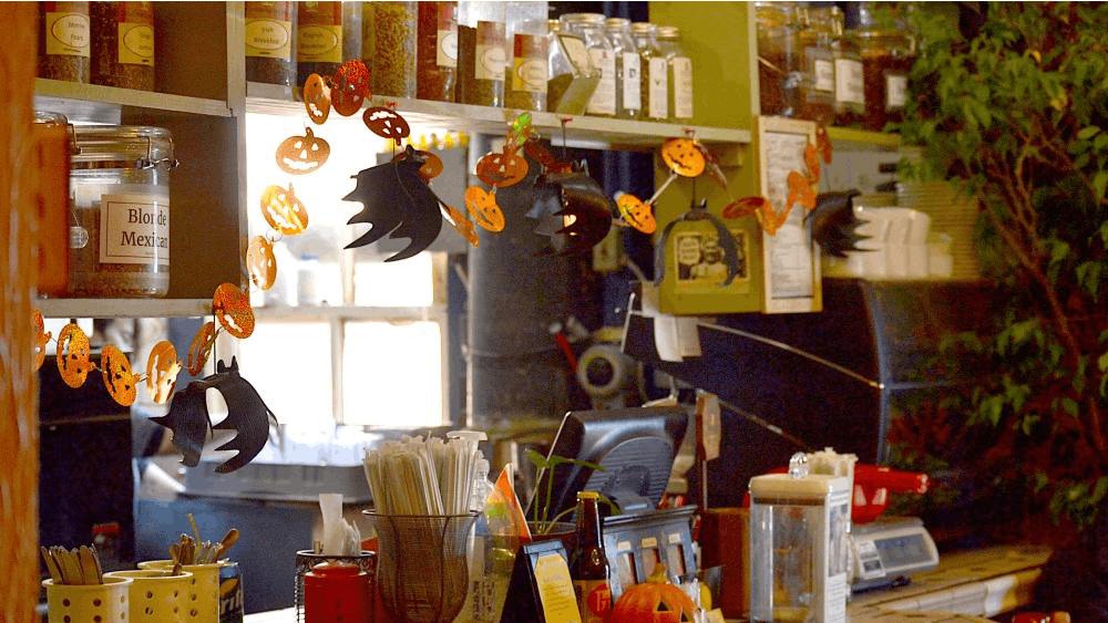 The Runcible Spoon is now decorated with fall decor. The Runcible Spoon is a Bloomington restaurant located on 412 E. Sixth St.