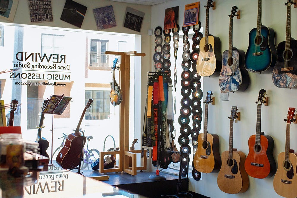 March 1, 2015 marked the fifth birthday of Bloomington's local music studio, Rewind Records. Rewind aims to take musical artists to the next level by offering music lessons, providing arists with a professional-quality recording studio and selling high-quality musical merchandise. 