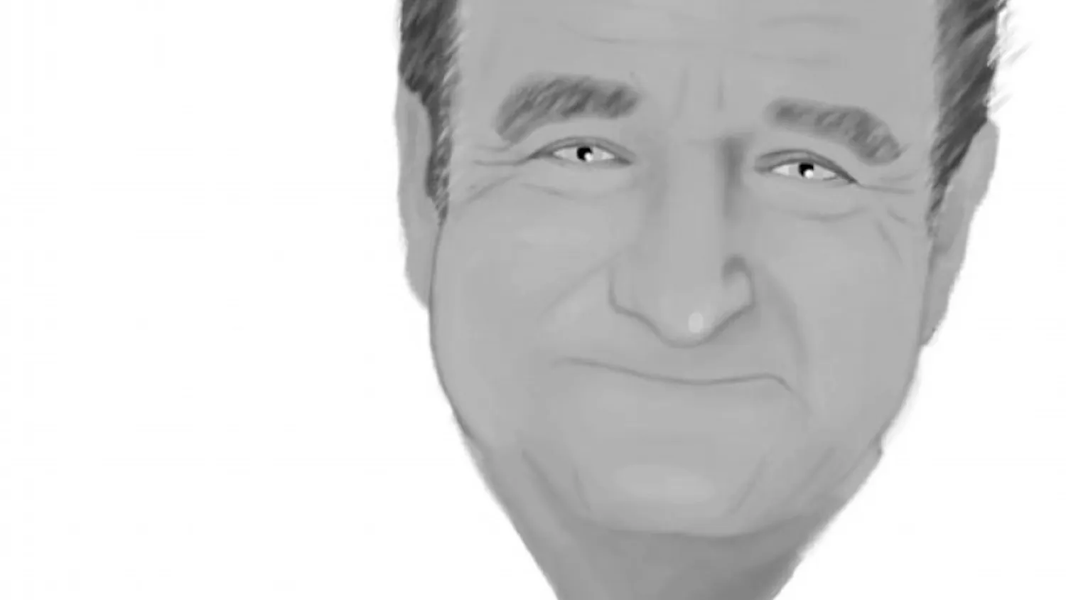 Robin Williams editorial cartoon
