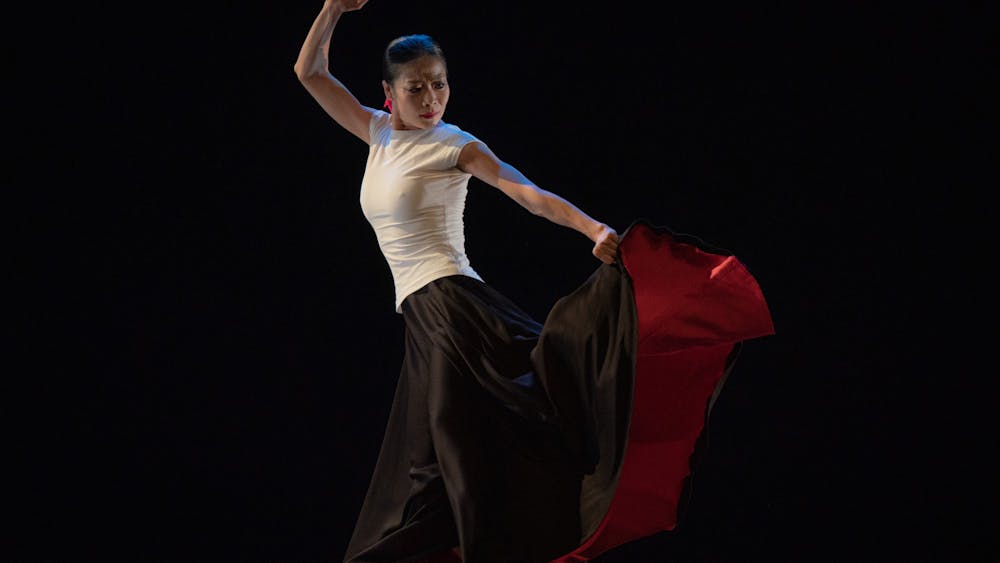 Xin Ying in Martha Graham&#x27;s &quot;Immediate Tragedy&quot; by Brian Pollick is pictured. The Martha Graham Dance Company will perform at the IU Auditorium March 1. 