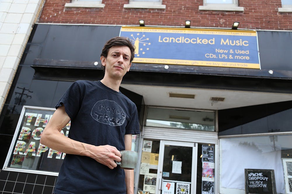 Co-owner Jason Nickey opened Landlocked Music in March 2006. 