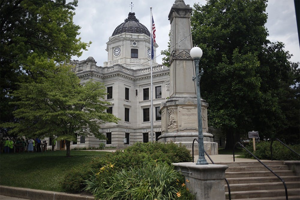 The area surrounding the Monroe County Courthouse is being considered by Bloomington city officials to become designated as a local historic district.  This will prevent the aesthetic appearance of the area from being changed.