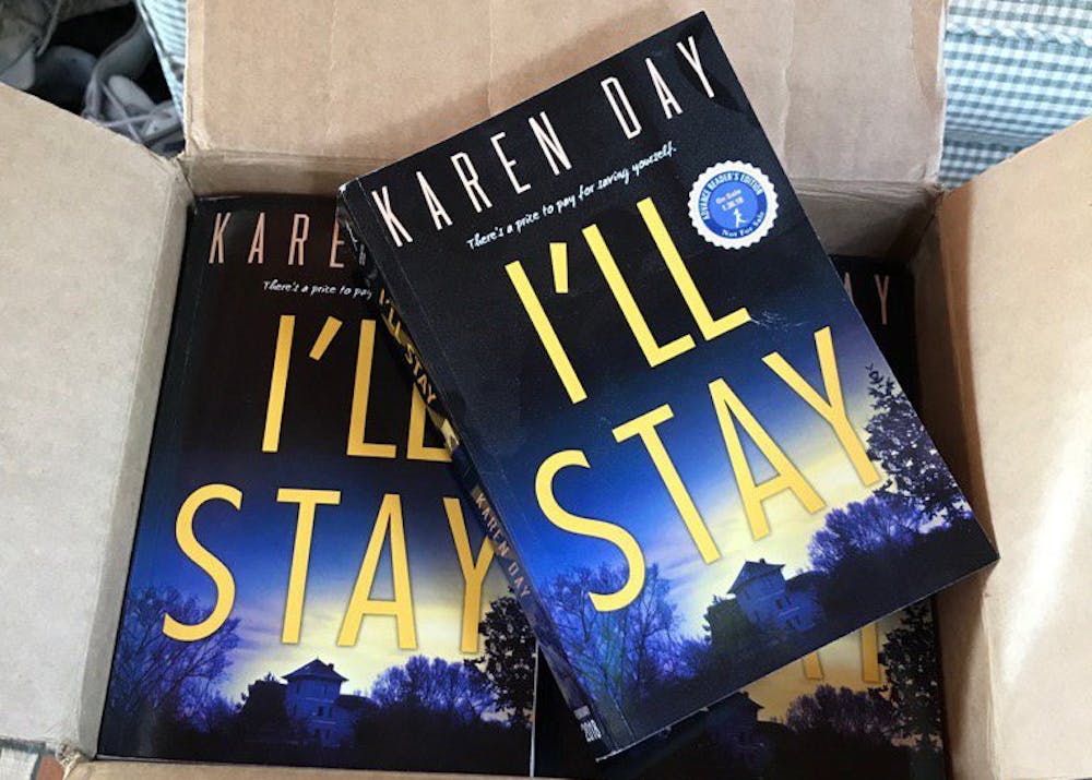 Karen Day’s new book “I’ll Stay,” will be published Jan. 30, 2018. Day is an Indiana native, and she graduated from IU in 1984 with degrees in journalism and English.