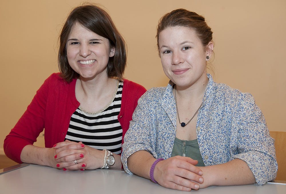 Rachel Tavaras (left) a senior in IU's Department of History and Addie McKnight (right) will be presenting their research and artifacts at the Mathers Museum of World Cultures. Tavaras will discuss her work on the jewely from the Dee Birnbaum Collection that features jewelry from North Africa, Central Asia and the Middle East and McKnight will be speaking about paintings and masks from the museum's Tibetan art collection. Their discussion of these artifacts are in relation to toursim culture.