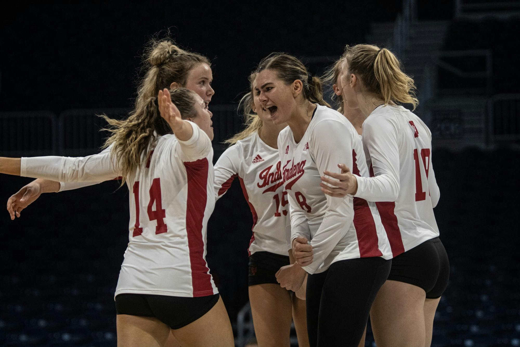 GALLERY: IU volleyball goes undefeated in Top Dawg Challenge tournament