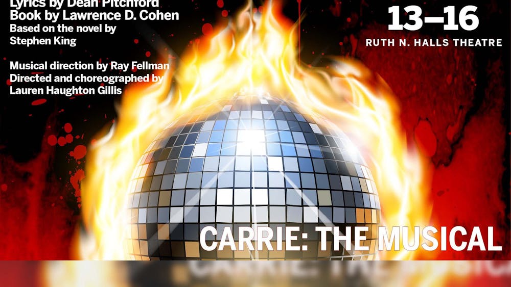 “Carrie: The Musical” will take place from April 13-16 at Ruth N. Halls Theatre.  Students can see the show at 7:30 p.m., with a special 2 p.m. showing on April 16.