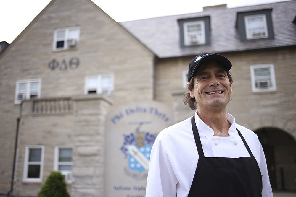 Andrew Bredemeyer is the Campus Cooks chef at the Phi Delta Theta fraternity house. He makes healthy alternatives for the Little 500 team on nights when fried food overtakes the Phi Delt menu. 
