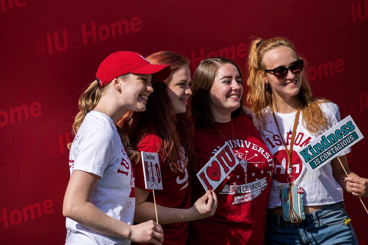 Students show off their spirit in IU gear at the 2019 IU Day Block Party