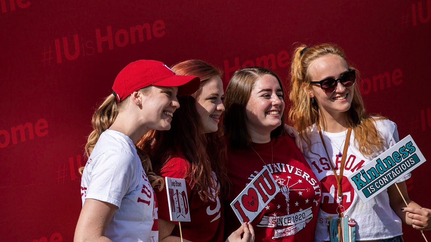 Students show off their spirit in IU gear at the 2019 IU Day Block Party