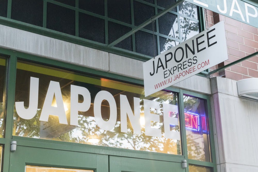 Japonee on Indiana Avenue enjoys close proximity to the IU campus. The restaurant helps satisfy the sushi cravings of IU students. 