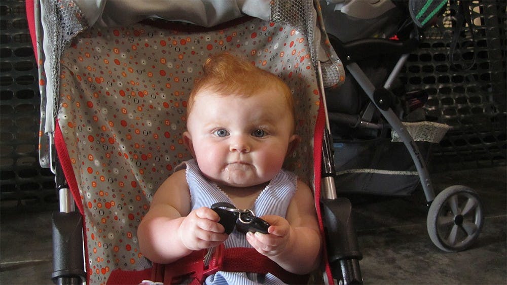 Carly Loeper was one of the contestants in this year's Monroe County Fair Baby Contest.
