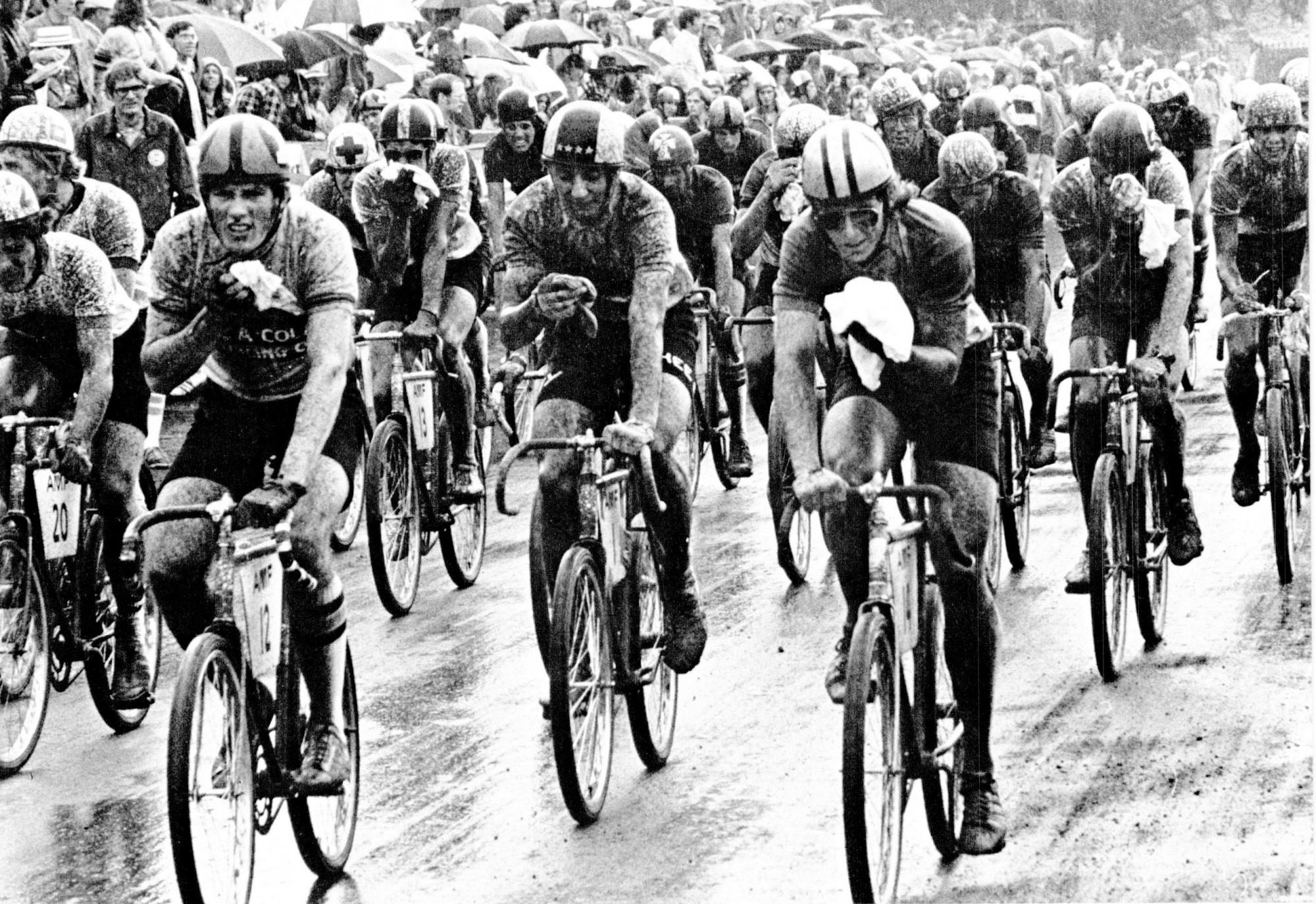 Heavy rain delayed the 1973 Little 500 for one day. Ultimately, Kappa Sig won after crossing the line with a time of 2.12:6.