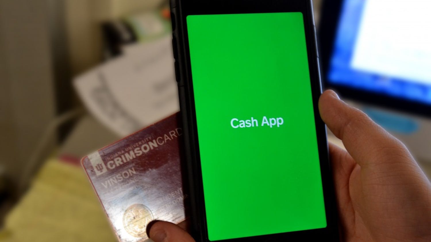 Cash App with Crimson Card
