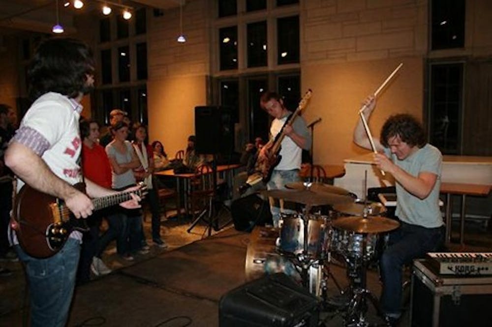 Courtesy photo
Impure Jazz performs at Starbucks in the Indiana Memorial Union. The band will play Friday at 8 p.m. in Louisville and Saturday at 8 p.m. in the Cinemat located at 123 S. Walnut St.. 