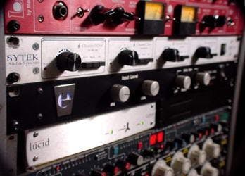 An outboard from Russian Recording. The studio hopes to finish its move from Brown County on Sept. 1.