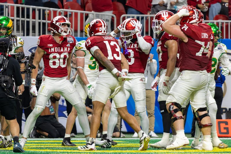 No. 1 Indiana football routs Oregon 56-22, books ticket to 1st ever National Championship Game