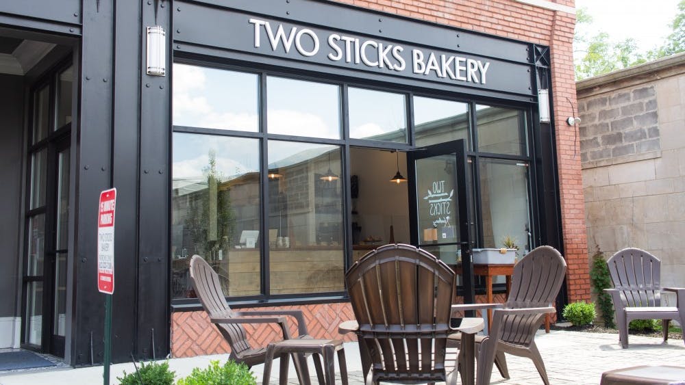 Two Sticks Bakery is located at 415 S. Washington St.