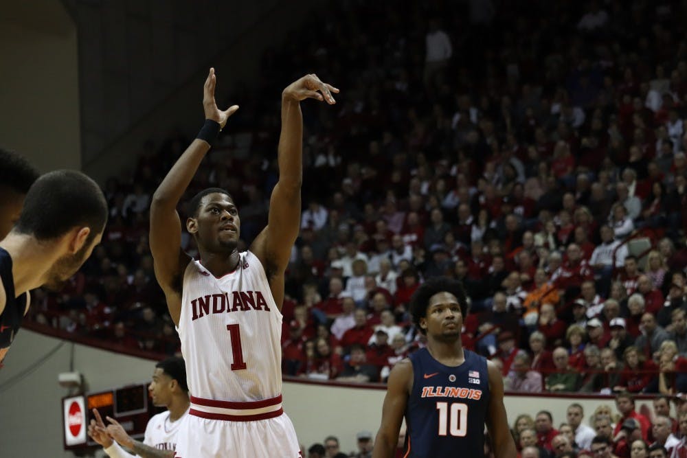 Al Durham 1/3 IU Men's bball