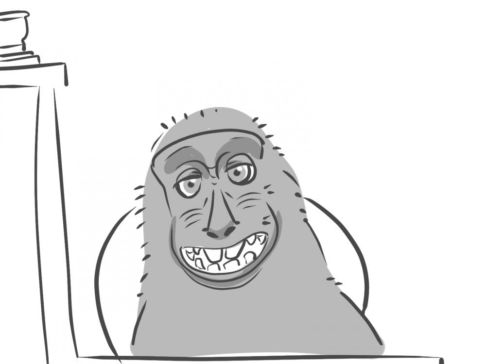 Monkeying around with a selfie suit