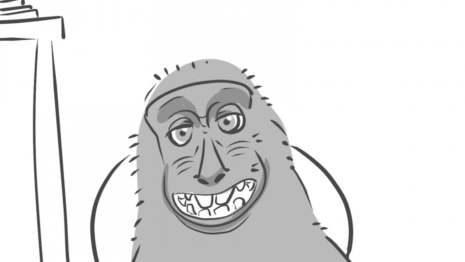 Monkeying around with a selfie suit