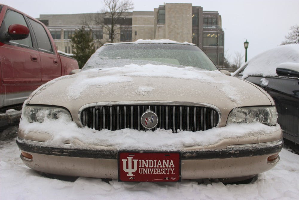 Carl, a tan 90s Buick who belongs to sophomore Meghan Halaburda, will be in an upcoming film called "Hoosier" made by local filmmakers. Halaburda found a note on her car, which she thought was a parking ticket, asking her about using her car in the LGBT-themed film.&nbsp;