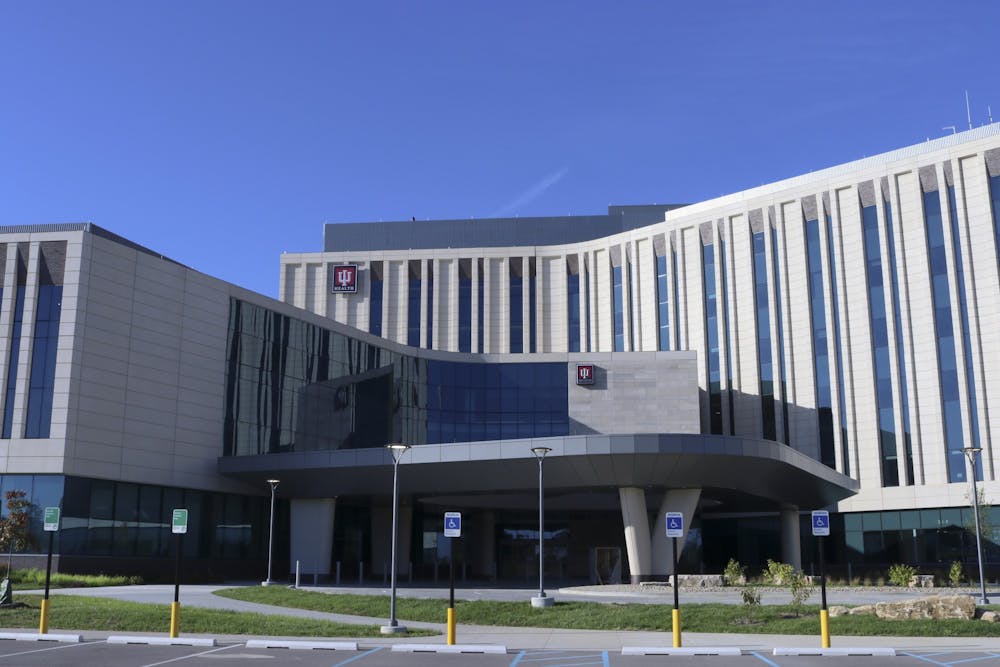 <p>IU Health Bloomington&#x27;s new hospital is seen Oct. 19, 2021. The new location is set to open Dec. 5, 2021.</p>