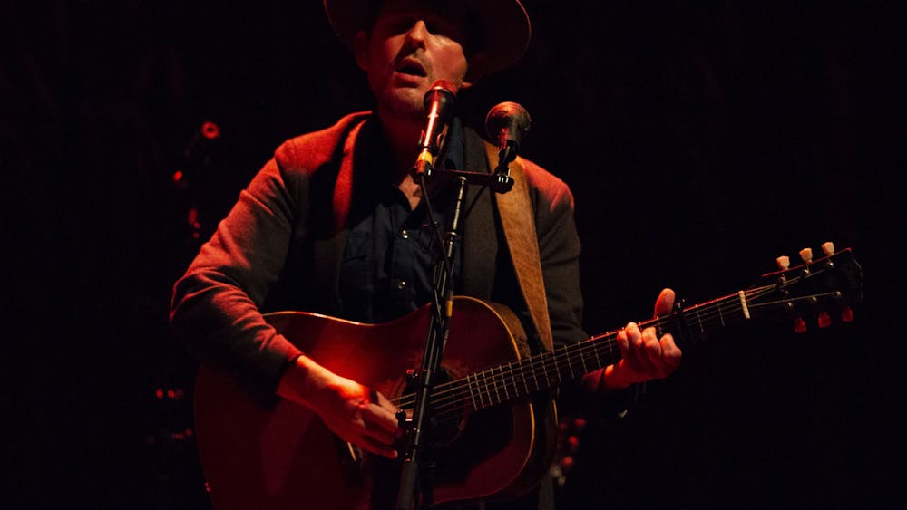 Gregory Alan Isakov performs with his band Nov. 6 at the Buskirk-Chumley Theater. Isakov is known for often answering the question, “What kind of music do you play?” with, “Sad songs about space.”