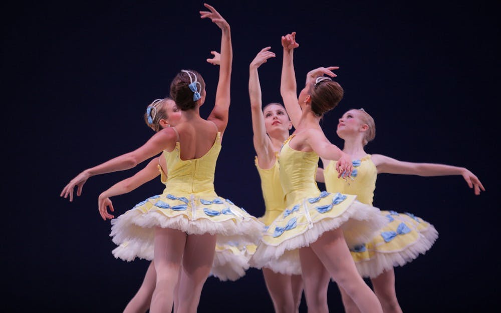 The Indiana University Ballet Company performs a dress rehearsal for the fall show, 'As Time Goes By.' The show runs September 30th and October 1st. 