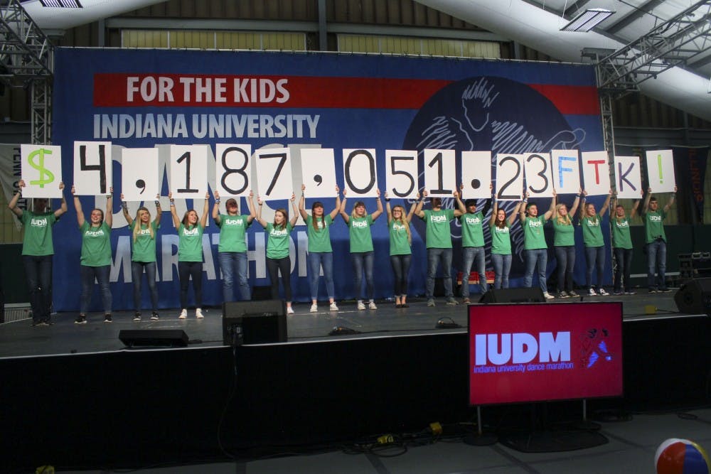 2018 IU Dance Marathon Total 